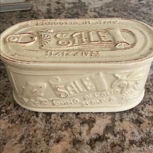 •ARTIMINO• vintage stoneware tonno all olio di oliva